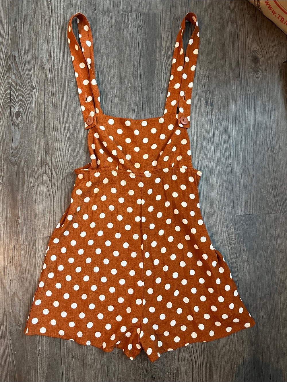 KIMCHI BLUE Polka Dot Strap Romper
